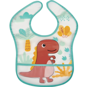 Babador com Bolso Dino