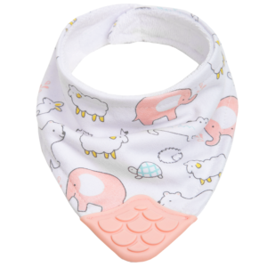 Bandana com Mordedor Animais Rosa