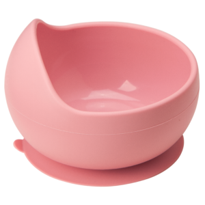 Bowl em Silicone com Ventosa Rosa