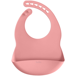 Babador em Silicone Rosa