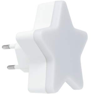 Luz Noturna Led com Sensor Estrela