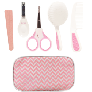 Kit Cuidados com Estojo Rosa