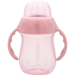 Copo de Treinamento com Alça Rosa