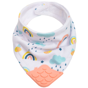 Bandana com Mordedor Arco-íris e Abelha