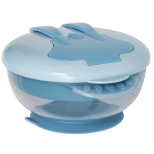 Kit Refeição com Compartimento e Talheres Azul